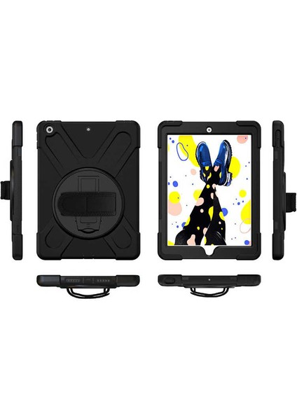 iPad 10.2 2021 (9.nesil) Zore Defender Tablet Silikon Kılıf