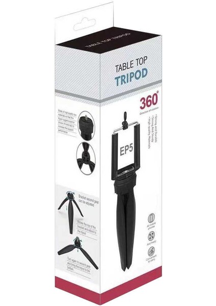 Zore Ep-5 Table Top Tripod