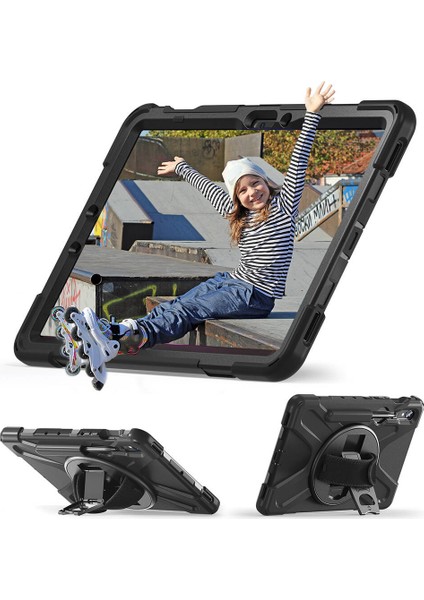 Galaxy Tab S9 Fe Zore Defender Tablet Silikon Kılıf