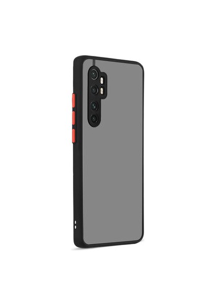Xiaomi Mi Note 10 Lite Kılıf Neonix Kenarları Renkli Silikon Kapak