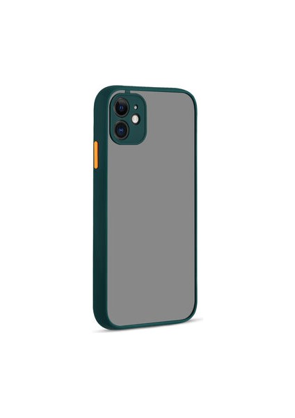 Apple iPhone 11 Kılıf Neonix Kenarları Renkli Silikon Kapak