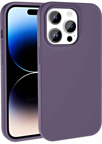 iPhone 14 Pro Max Kılıf Yumuşak Dokulu ve Magsafeli Gravita Premium Kapak
