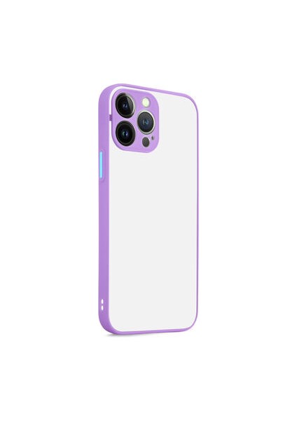 Apple iPhone 13 Pro Max Kılıf Neonix Kenarları Renkli Silikon Kapak