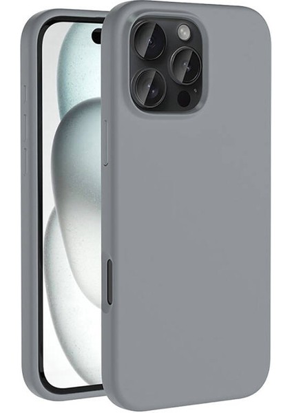 iPhone 16 Pro Max Kılıf Ultra Yumuşak Magsafeli Silvessa Premium Silikon Kapak