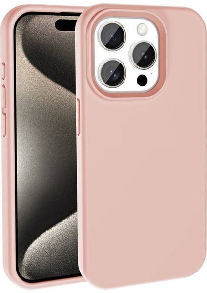 Apple iPhone 15 Pro Max Kılıf Yumuşak Dokulu ve Magsafeli Gravita Premium Kapak