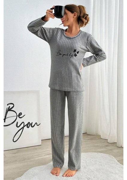 Zhlbutik Genç Baskılı İnterlok Pijama Takımı modelleri