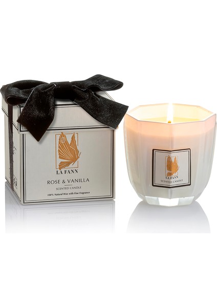 Rose & Vanilla Kokulu Mum 200g