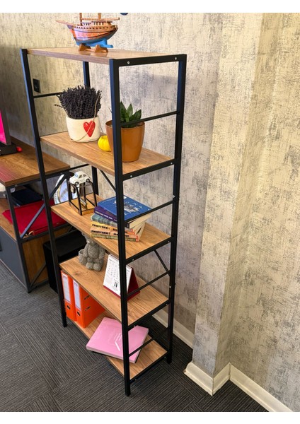 Metal 180cm 5 Raflı Çok Amaçlı Raf Kitaplık fiyatları