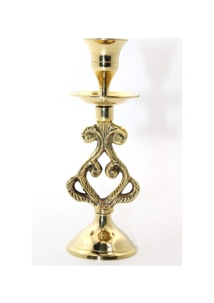 Tekli Pirinç Şamdan Model 5