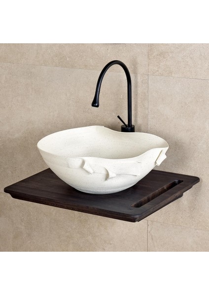 Tezgah Üstü Lavabo (Mat Beyaz) EY-9102 fiyatları