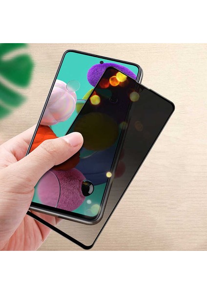 Galaxy M31S Uyumlu Zore New 5d Privacy Temperli Ekran Koruyucu