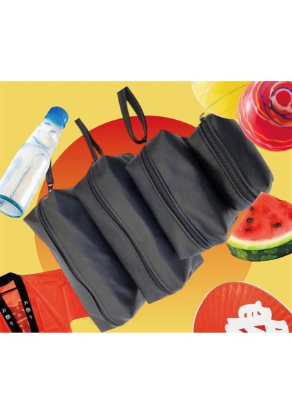 Makyaj Çantası Seti Büyükten Küçüğe Doğru 4 Adet Içiçe Geçebilen Küçük Çanta fiyatları