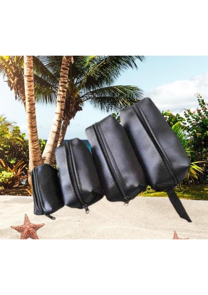 Makyaj Çantası Seti Büyükten Küçüğe Doğru 4 Adet Içiçe Geçebilen Küçük Çanta indirimleri