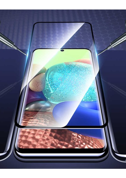 Xiaomi Redmi 10C Uyumlu Zore Kenarları Kırılmaya Dayanıklı Cam Ekran Koruyucu