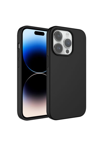 Apple iPhone 14 Pro Max Kılıf Sıvı Teknolojili Silinebilir Sert Kılıf Yumuşak Dokulu ve Magsafeli Gravita Premium Kapak Kapak