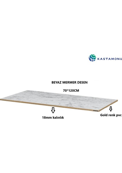 70*120 cm Masa Tablası