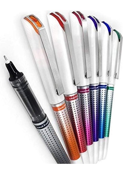 Kırmızı Pilot Kalem 3 Adet Uniball Eye Needle 0.7 mm Iğne Uçlu Pilot Kalem UB-187S Iğne Uçlu Likit Mürekkep Pilot Kalem