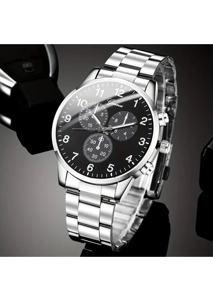 Erkekler Için Şık Çelik Kuvars Kol Saati fiyatları