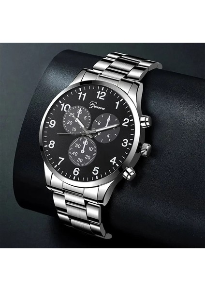 Erkekler Için Şık Çelik Kuvars Kol Saati modelleri