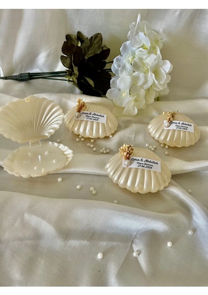 Istiridye Mum Söz Nişan Düğün Bebek Hediyeliği