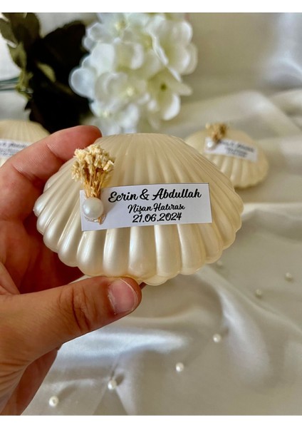 Istiridye Mum Söz Nişan Düğün Bebek Hediyeliği