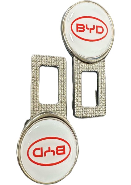 Byd Uyumlu Ikaz Ses Metal Toka 2 Adet Kırmızı