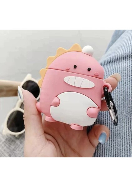 Airpods Pro-Pro 2.nesil Uyumlu 3D Kopçalı Kulaklık Kılıfı