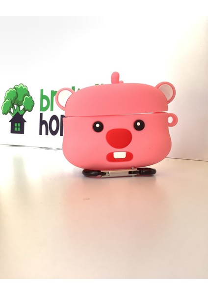 Airpods Pro-Pro 2.nesil Uyumlu 3D Kopçalı Kulaklık Kılıfı