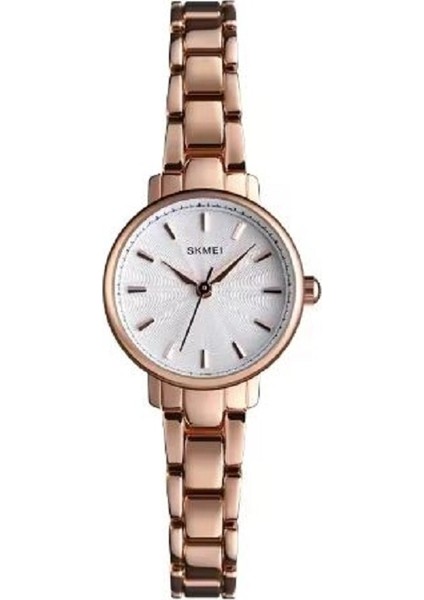 Skmei Kadın Kol Saati Yeni Tasarım Gümüş ve Rose Gold Renk