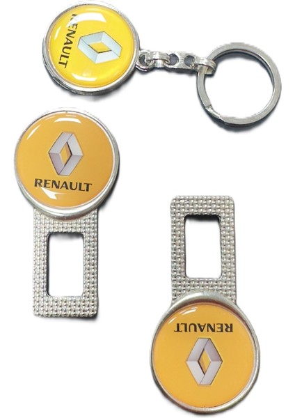 Renault Metal Toka 1 Çift ve Anahtarlık 1 Adet fiyatları