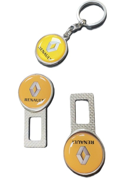 Renault Metal Toka 1 Çift ve Anahtarlık 1 Adet modelleri