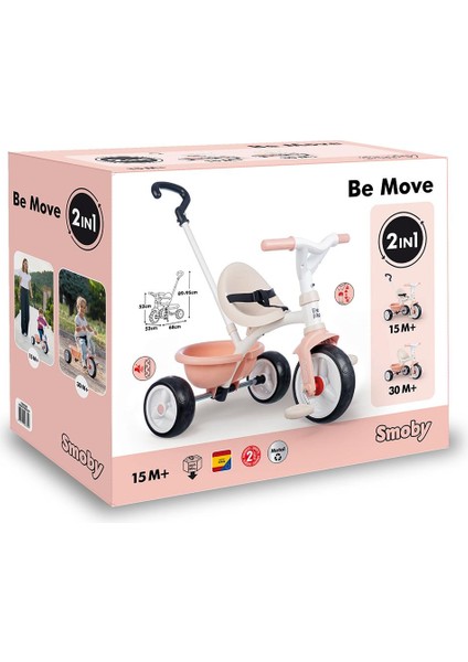 Be Move Üç Tekerlekli Bisiklet - Pembe 740339