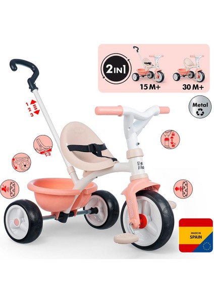 Be Move Üç Tekerlekli Bisiklet - Pembe 740339