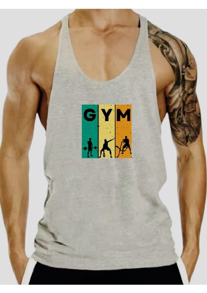 Fitness Gym Tank Top Sporcu Atleti