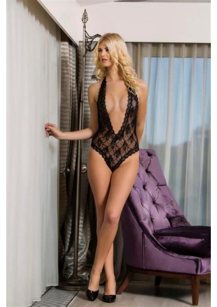 Moonlight 9027 Dantel Body Siyah