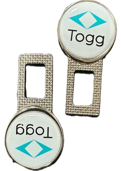 Togg Uyumlu Ikaz Ses Metal Toka 2 Adet