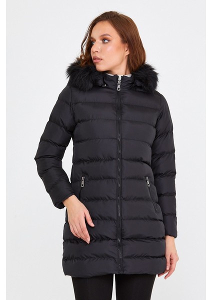 Armato Peluşlu Microgelli Şişme Mont