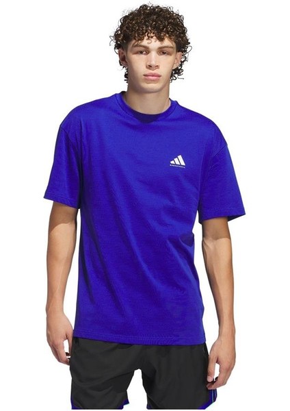 Erkek Mavi Graphıc Tee (Short Sleeve Adı Bb Gfx Tee JN7110