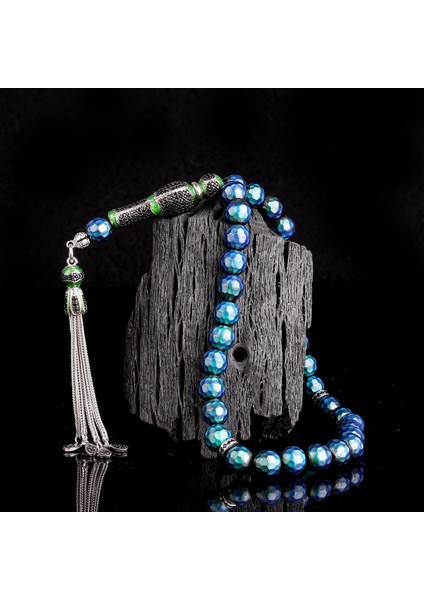 Zirkon Taş Gümüş Püsküllü Renk Değiştiren His Taşı Tesbih modelleri