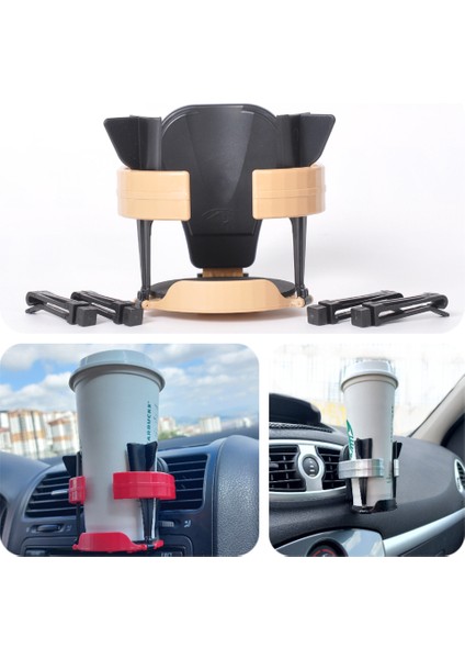 Ultra Lüks otomatik ayar yapabilen oto ızgara bardak tutucu Araç İçi Oto ızgara Bardaklık ve Içecek Tutucu Organizer