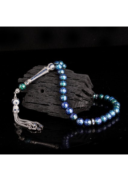 Zirkon Taş Gümüş Püsküllü Renk Değiştiren His Taşı Tesbih fiyatları