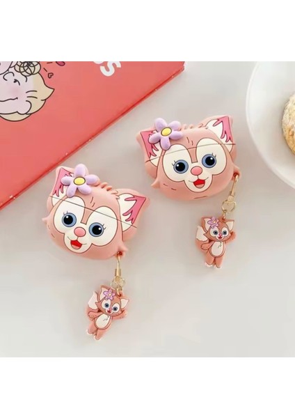 Airpods Pro-Pro 2.nesil Uyumlu 3D Kopçalı Kulaklık Kılıfı