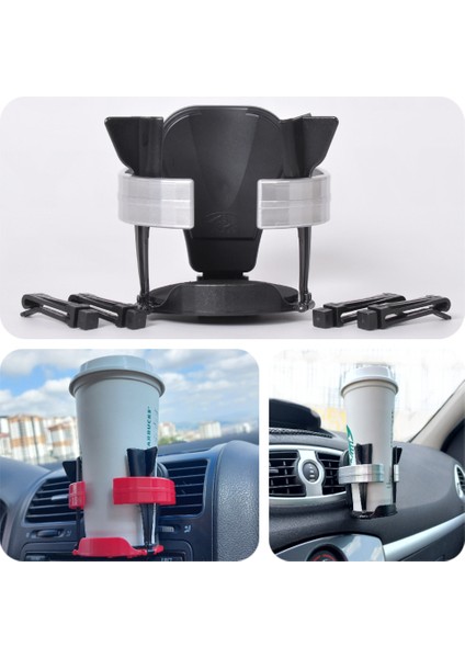 Ultra Lüks otomatik ayar yapabilen oto ızgara bardak tutucu Araç İçi Oto ızgara Bardaklık ve Içecek Tutucu Organizer