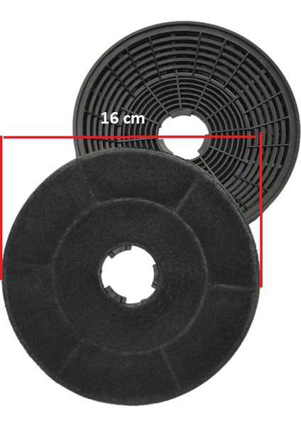 DVE6G520 Davlumbazkarbon Filtre 1 Takım (2 Adet)