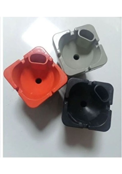 Çakmak Hazneli Plastik Küllük Araç Içi Kokusuz Küllük Ev Cafe Kül Tablası 5 Adet modelleri
