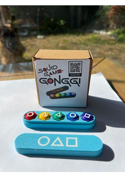 Açık Mavi Kutulu,ağırlıklı, Çelik Bilyalı Squid Game 2 Gonggi 5 Taş Oyunu, Kalamar Oyunu Beş Taş,kore Oyunu fırsatları
