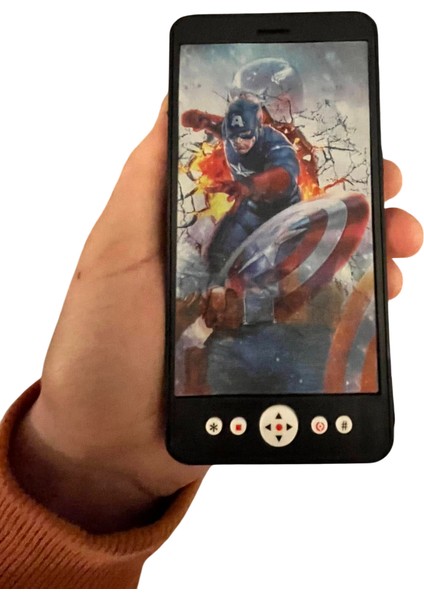 Kaptan Amerika Oyuncak Işıklı Sesli Telefon