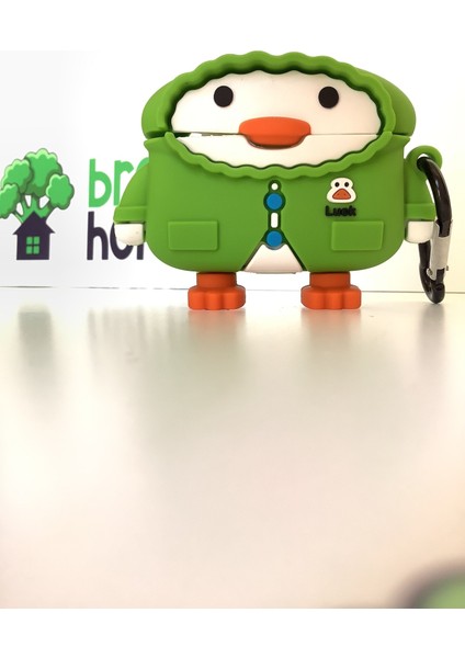 Airpods Pro-Pro 2.nesil Uyumlu 3D Kopçalı Kulaklık Kılıfı