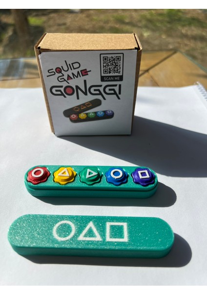 Su Yeşili Kutulu,ağırlıklı, Çelik Bilyalı Squid Game 2 Gonggi 5 Taş Oyunu, Kalamar Oyunu Beş Taş,kore Oyunu