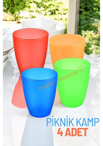 Tabak Seti Kamp Piknik Tabağı 4 Adet 721506